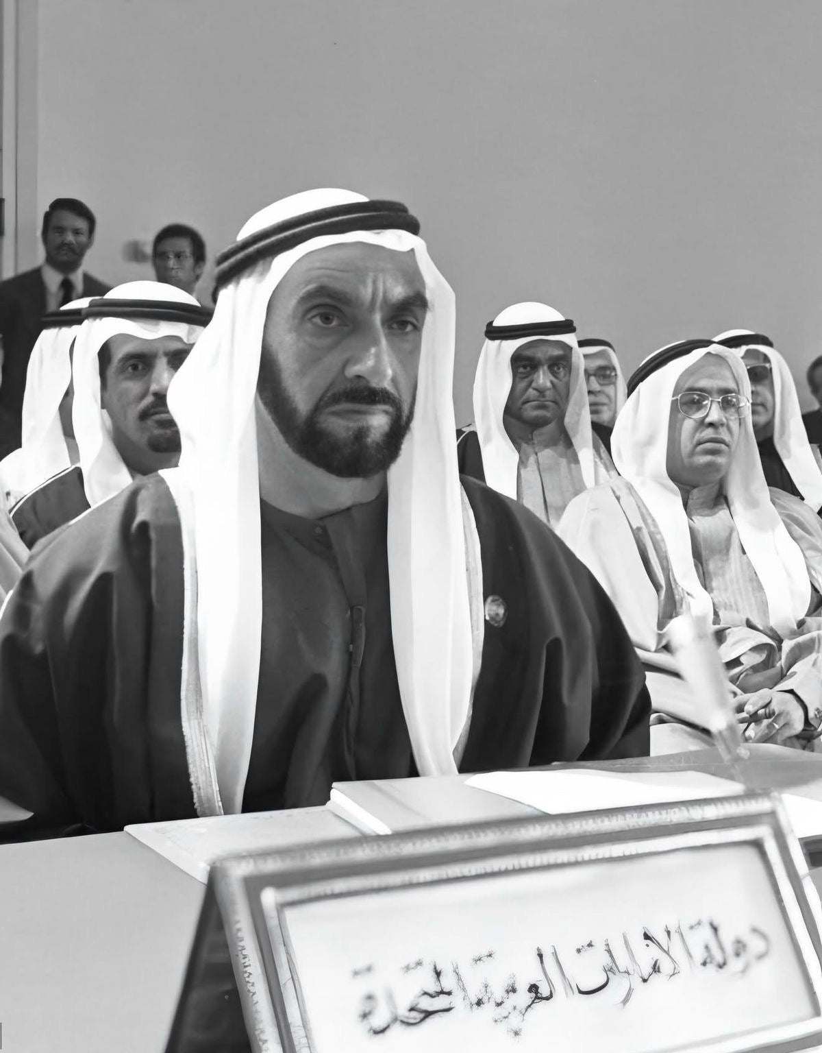 FATHER OF THE NATION HH SHEIKH ZAYED HISTORIC LEADERSHIP CANVAS POSTER