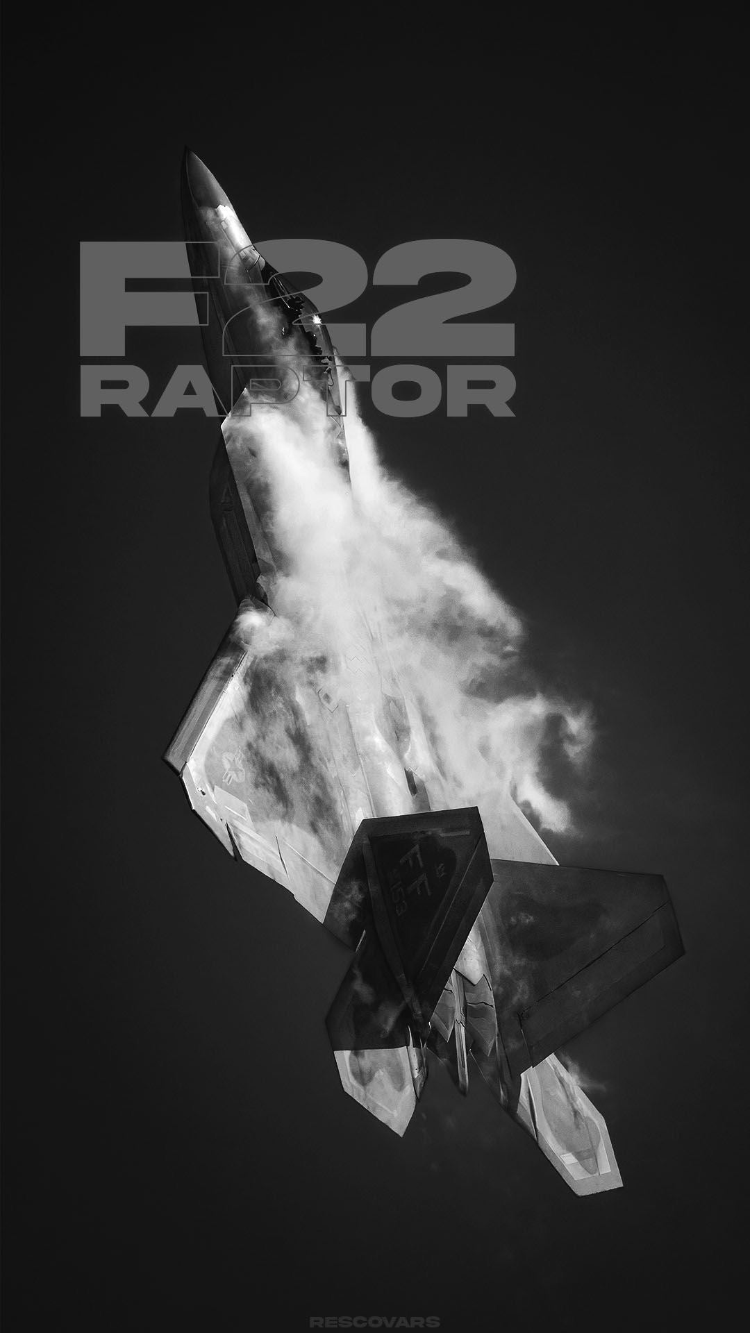 F-22 RAPTOR STEALTH FIGHTER JET CANVAS POSTER