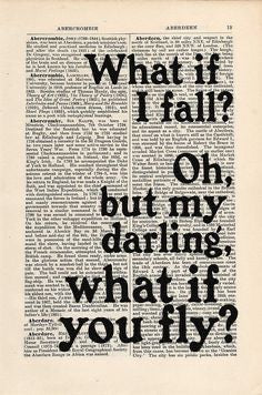 VINTAGE BOOK PAGE MOTIVATIONAL QUOTE CANVAS POSTER