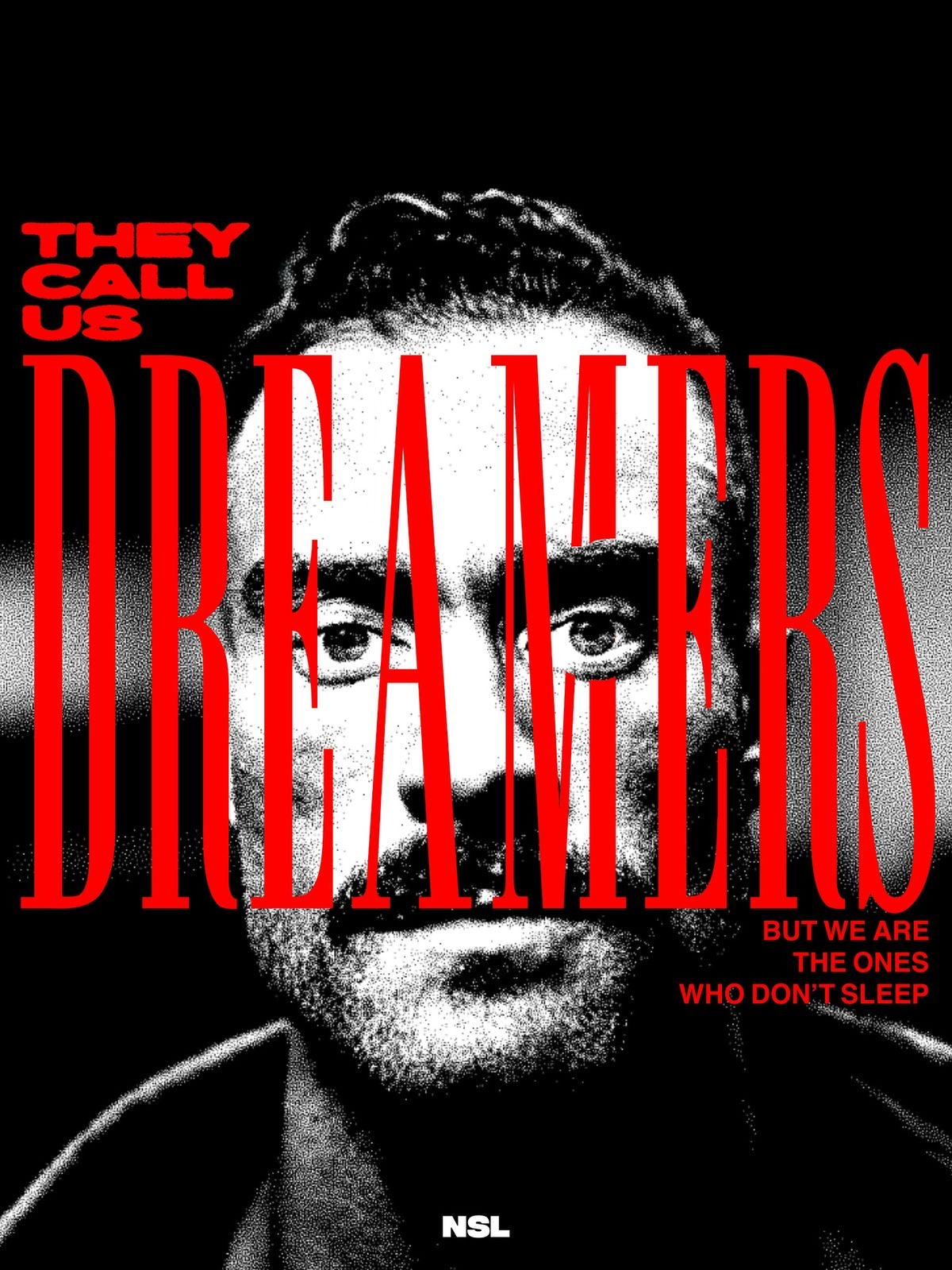 They Call Us Dreamers Motivation Quote Canvas Poster