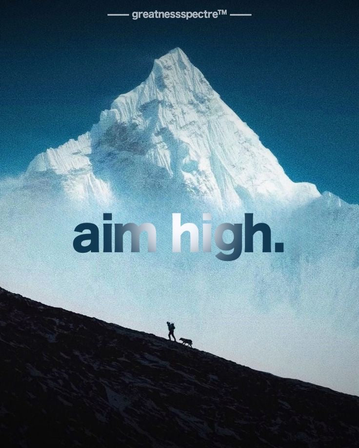 CLIMB BEYOND FEAR ELITE MINDSET PEAK PERFORMANCE CANVAS POSTER