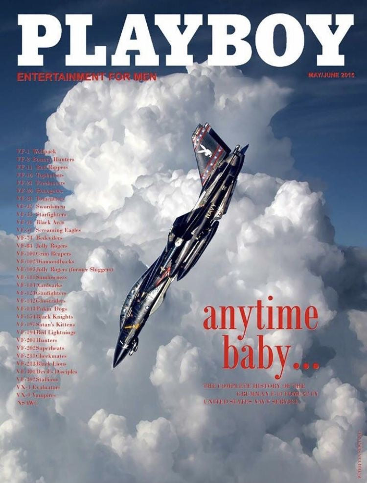 U.S. NAVY FIGHTER JET PLAYBOY COVER SKY POWER LEGACY CANVAS POSTER