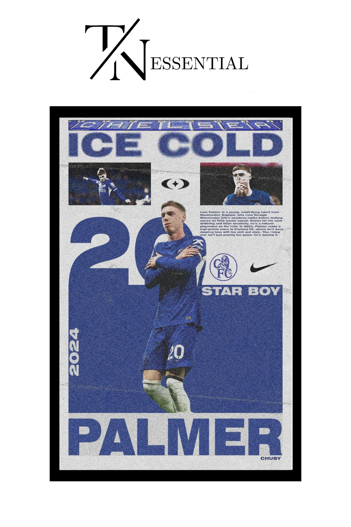 ICE PALMER COLE PALMER CANVAS POSTER