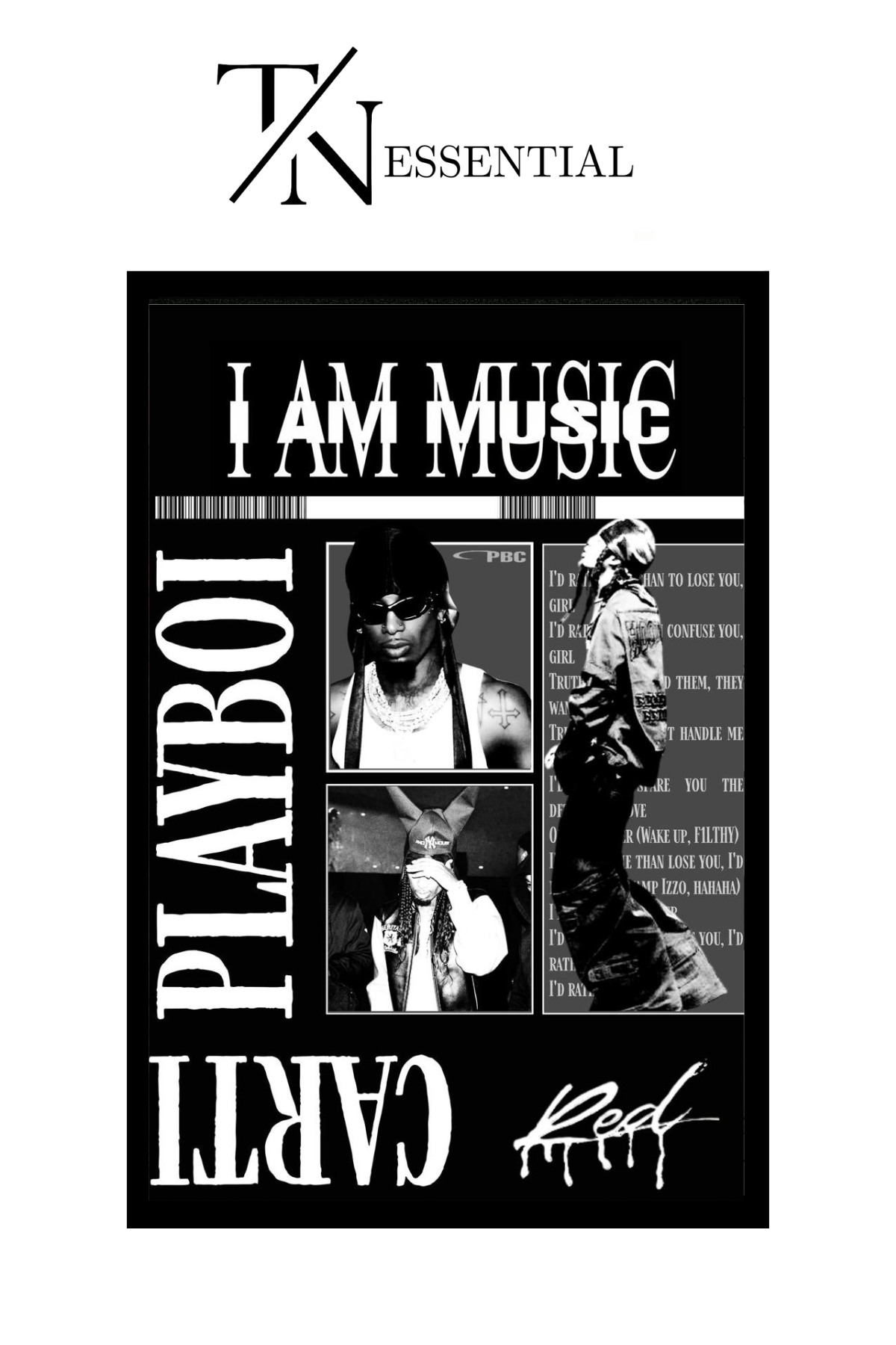 PLAYBOI CARTI CANVAS POSTER