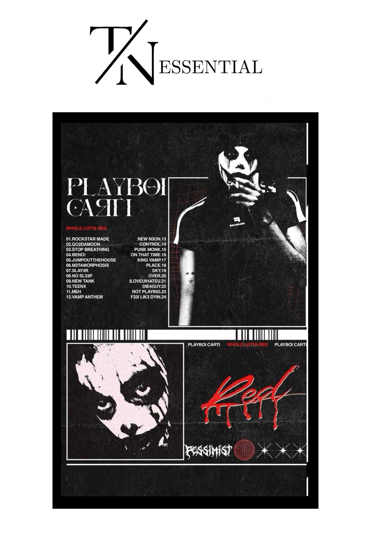 PLAYBOI CARTI CANVAS POSTER