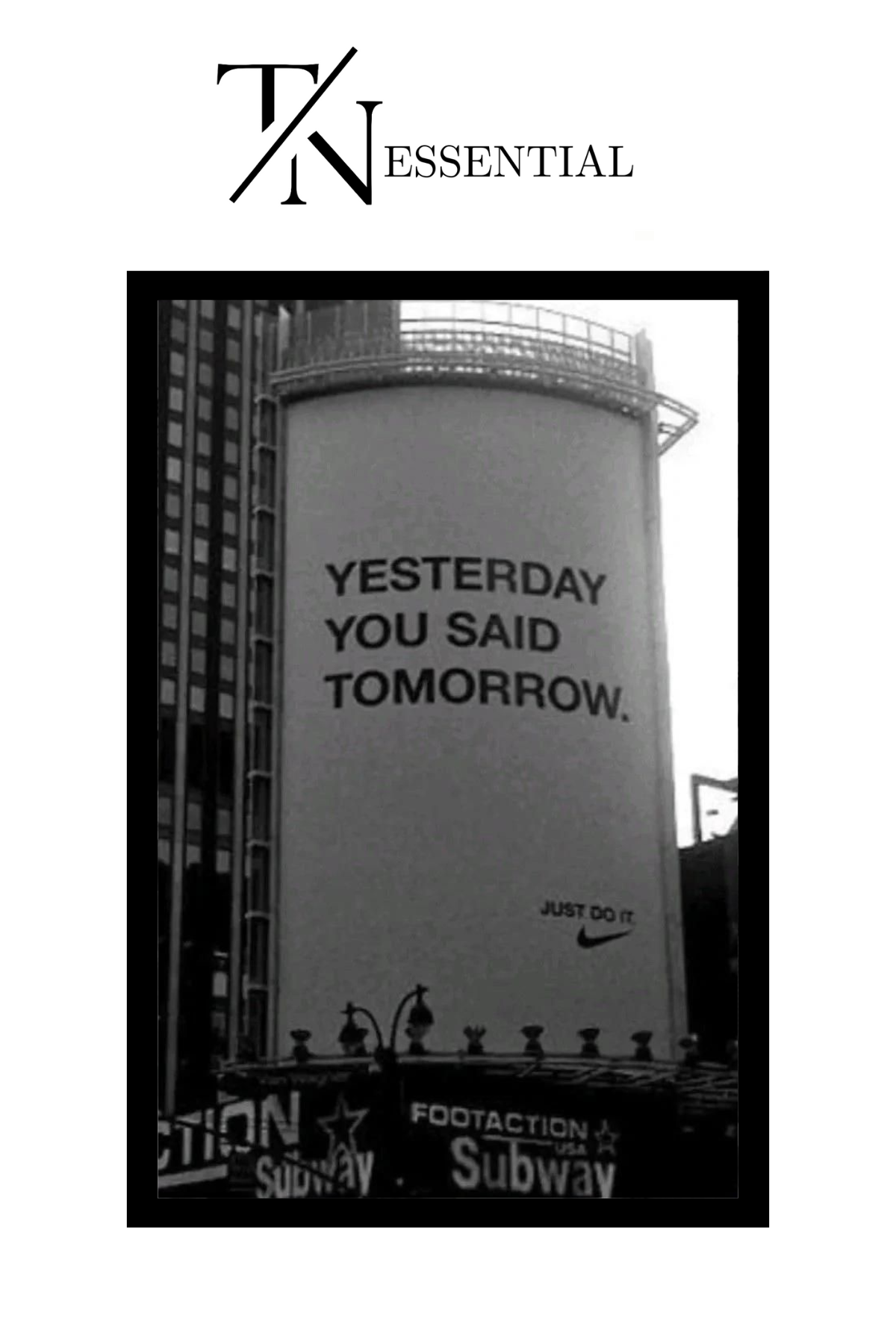MOTIVATIONAL CANVAS POSTER