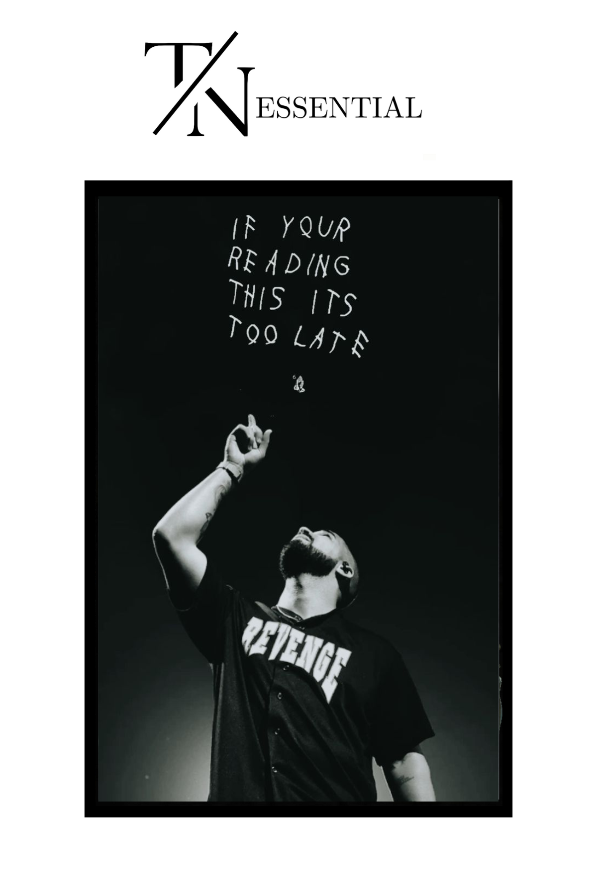 DRAKE CANVAS POSTER
