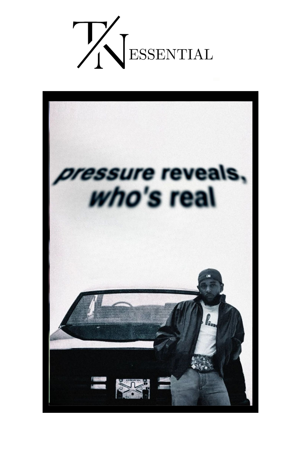 KENDRICK LAMAR MOTIVATIONAL CANVAS POSTER
