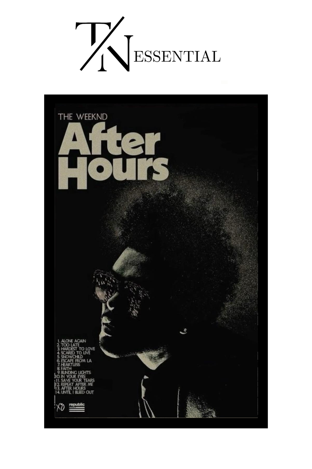 THE AFTER HOURS CANVAS POSTER