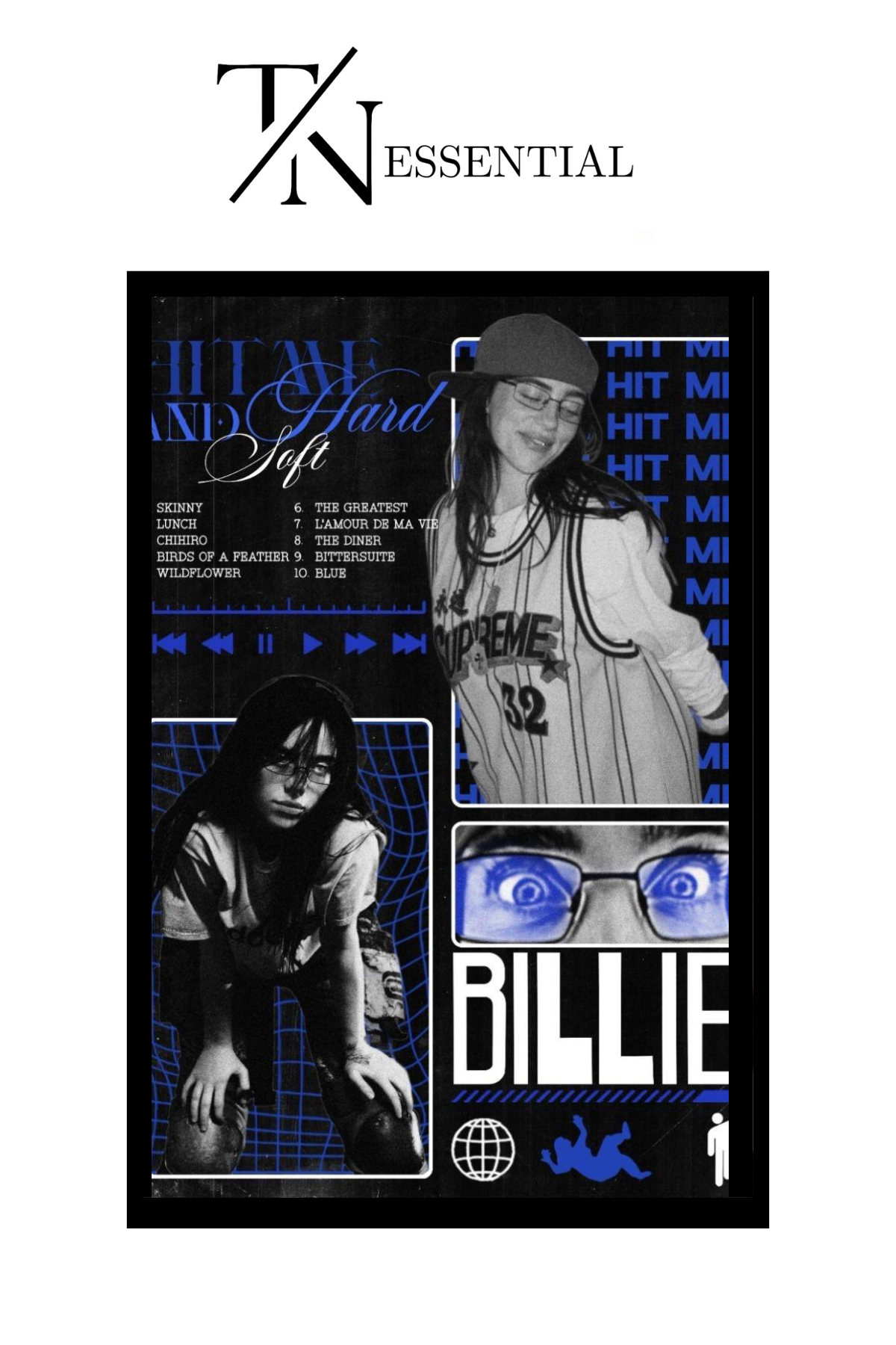 BILLIE EILISH CANVAS POSTER