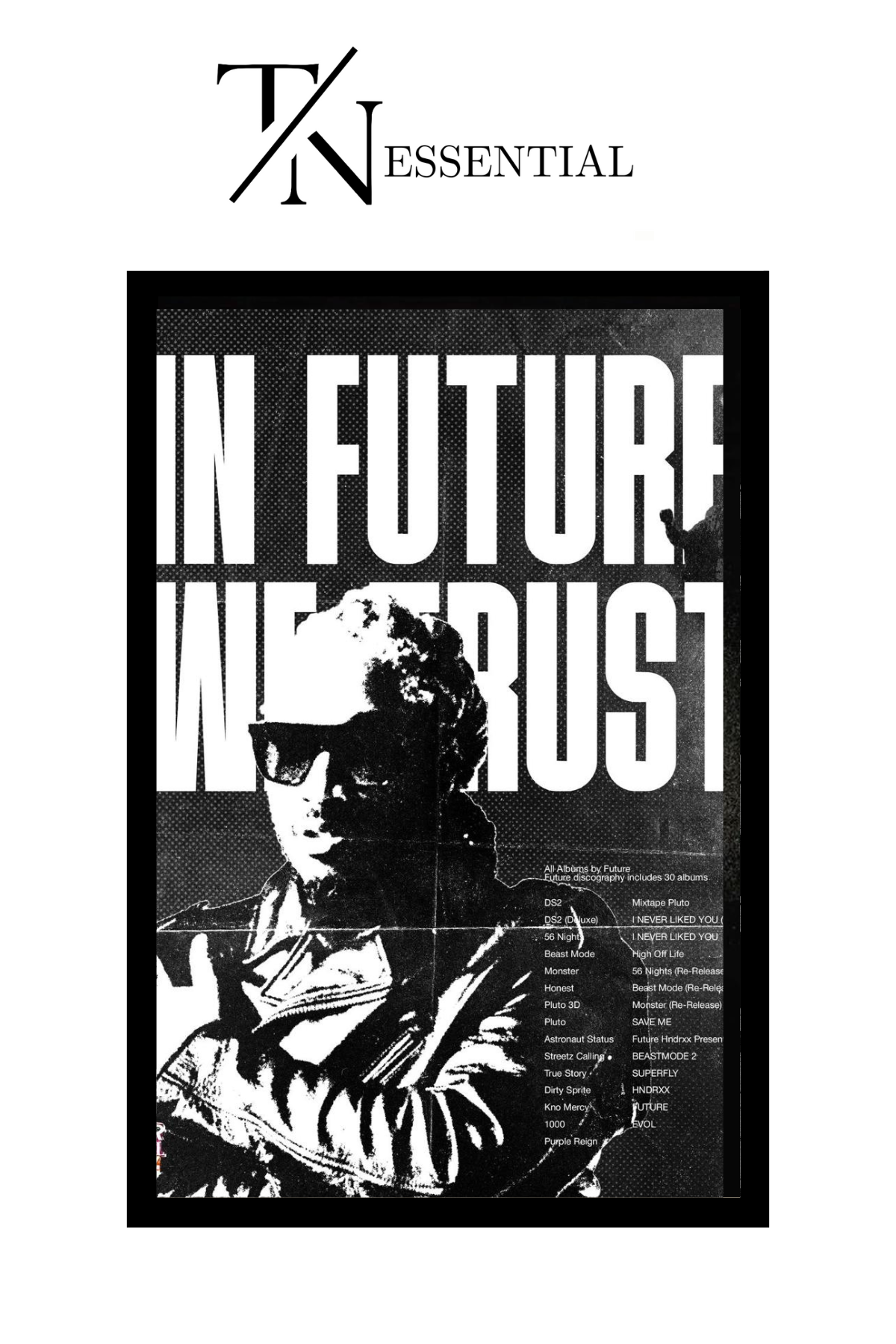 IN FUTUTRE WE TRUST CANVAS POSTER