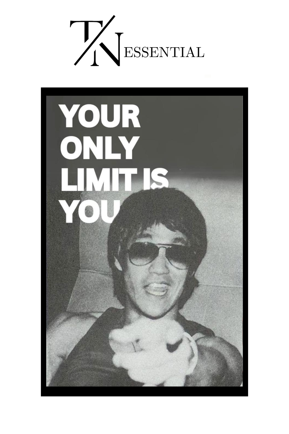 BRUCE LEE CANVAS POSTER