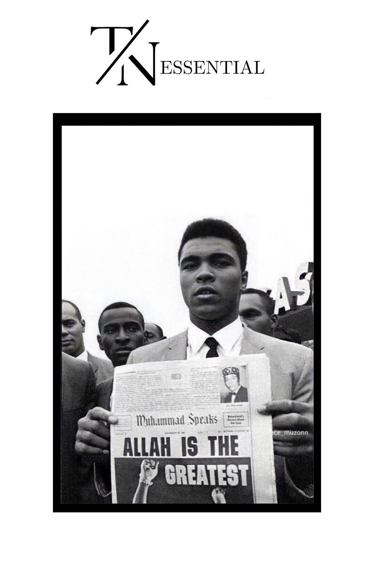 MUHAMMAD ALI MOTIVATIONAL CANVAS POSTER