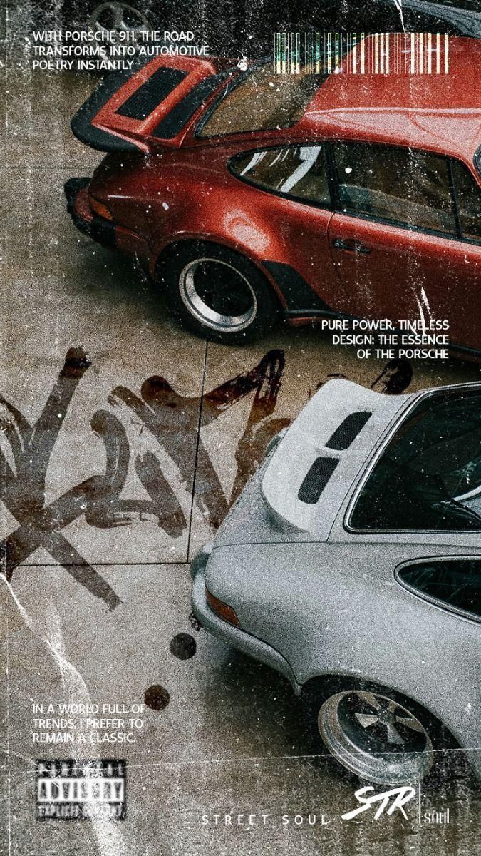 PORCHE 911 CANVAS POSTER