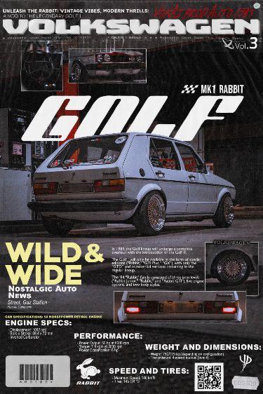 GOLF GTR CANVAS POSTER