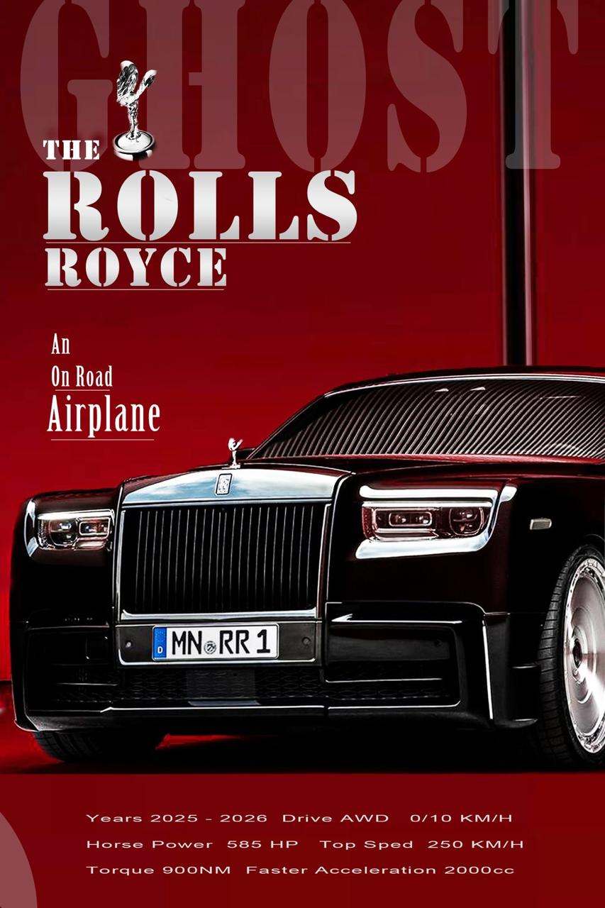 ROLLS ROYCE GHOST CANVAS POSTER