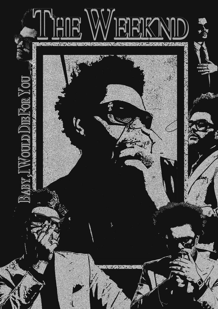 THE WEEKND CANVAS POSTER