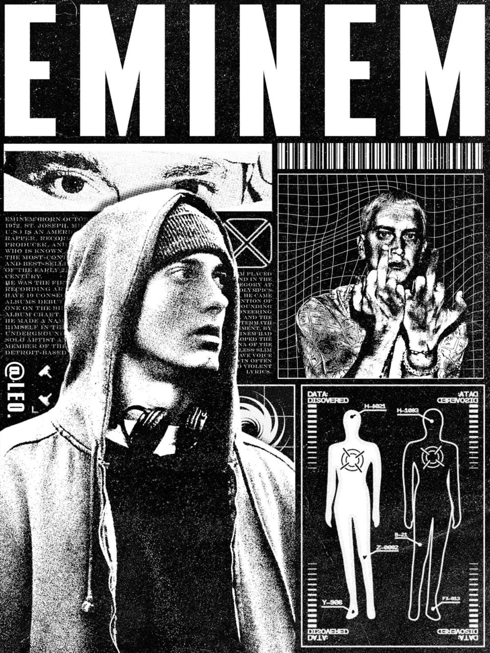 EMINEM CANVAS POSTER