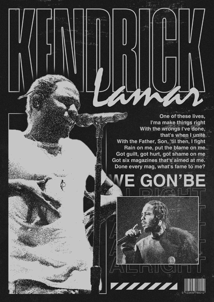 KENDRICK LAMAR CANVAS POSTER