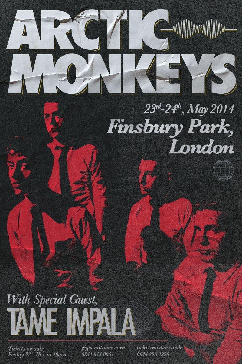 ARCTIC MONKEY CANVAS POSTER