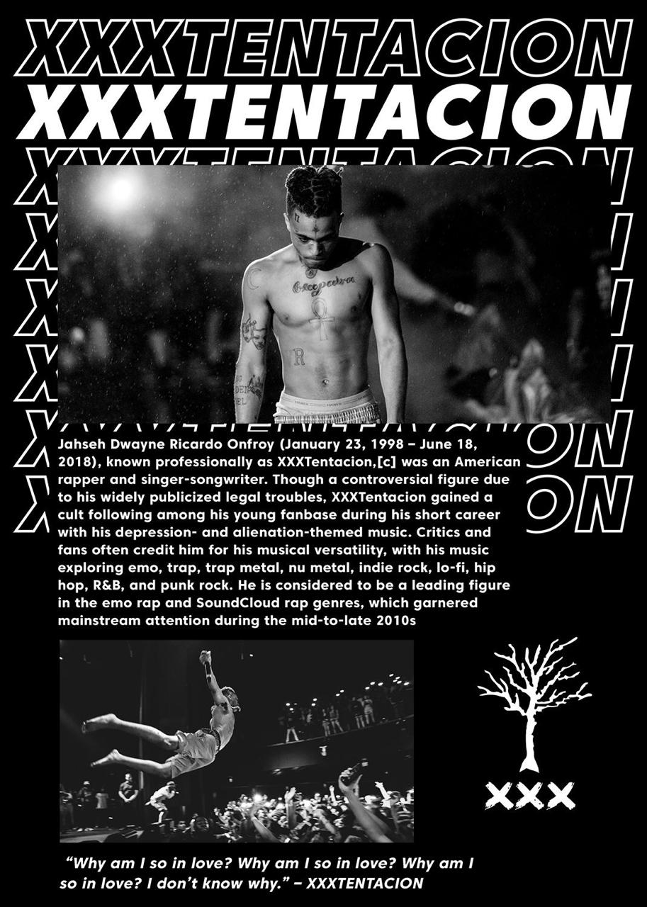 XXXTENTACION CANVAS POSTER