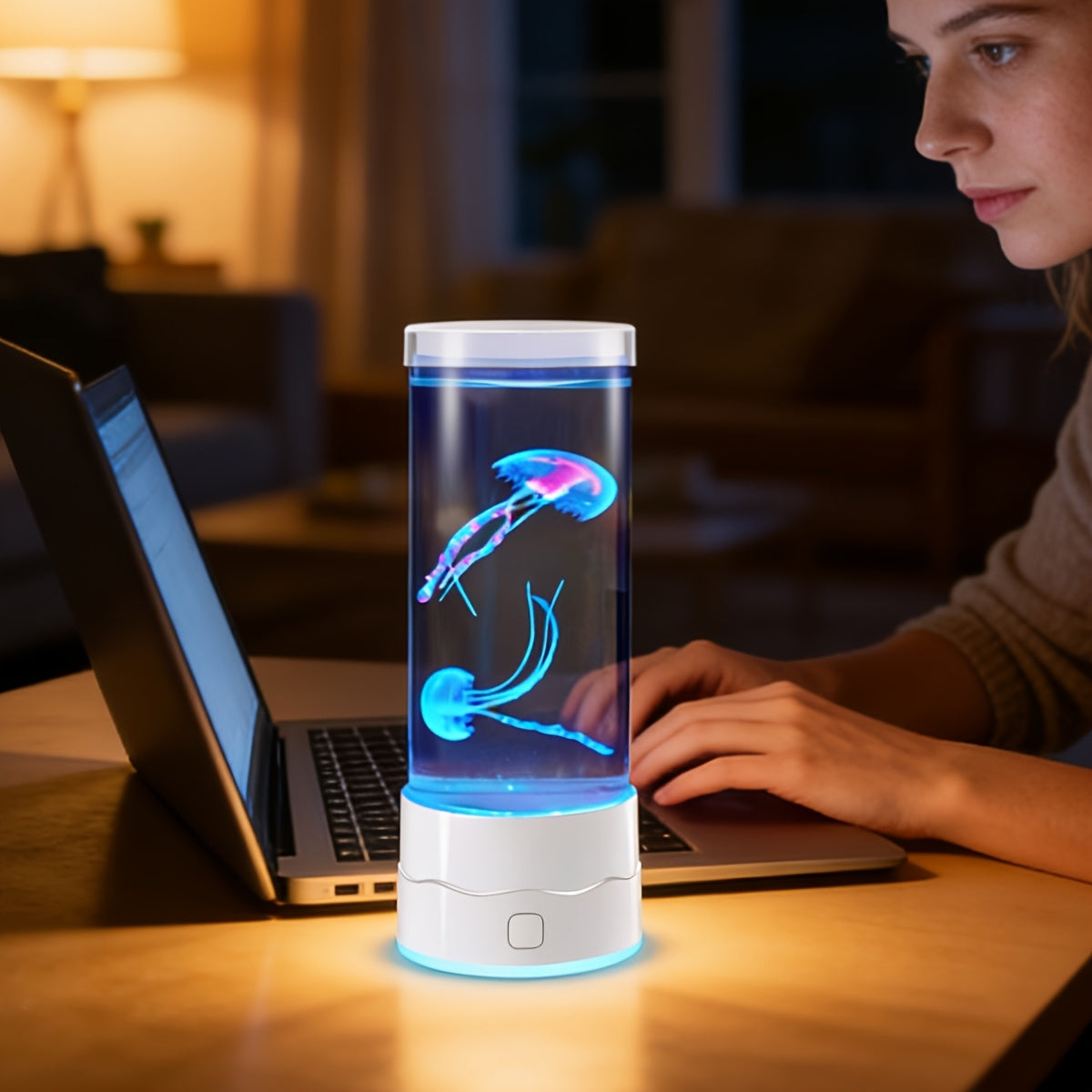 Tnessential Jellyfish (anemone) Lamp 3D Decor
