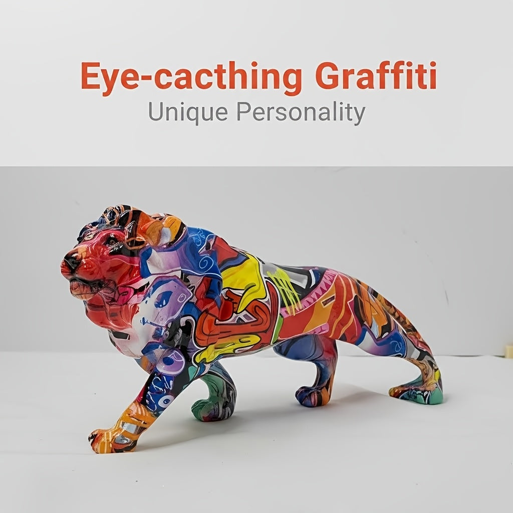 Tnessential Modern 3D Lion Statue 3D Decor