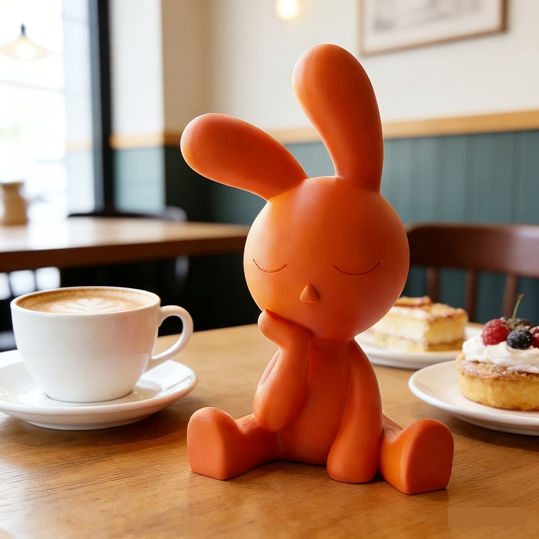 Tnessential Cute Rabbit Creative Mini Ornament 3D Decor