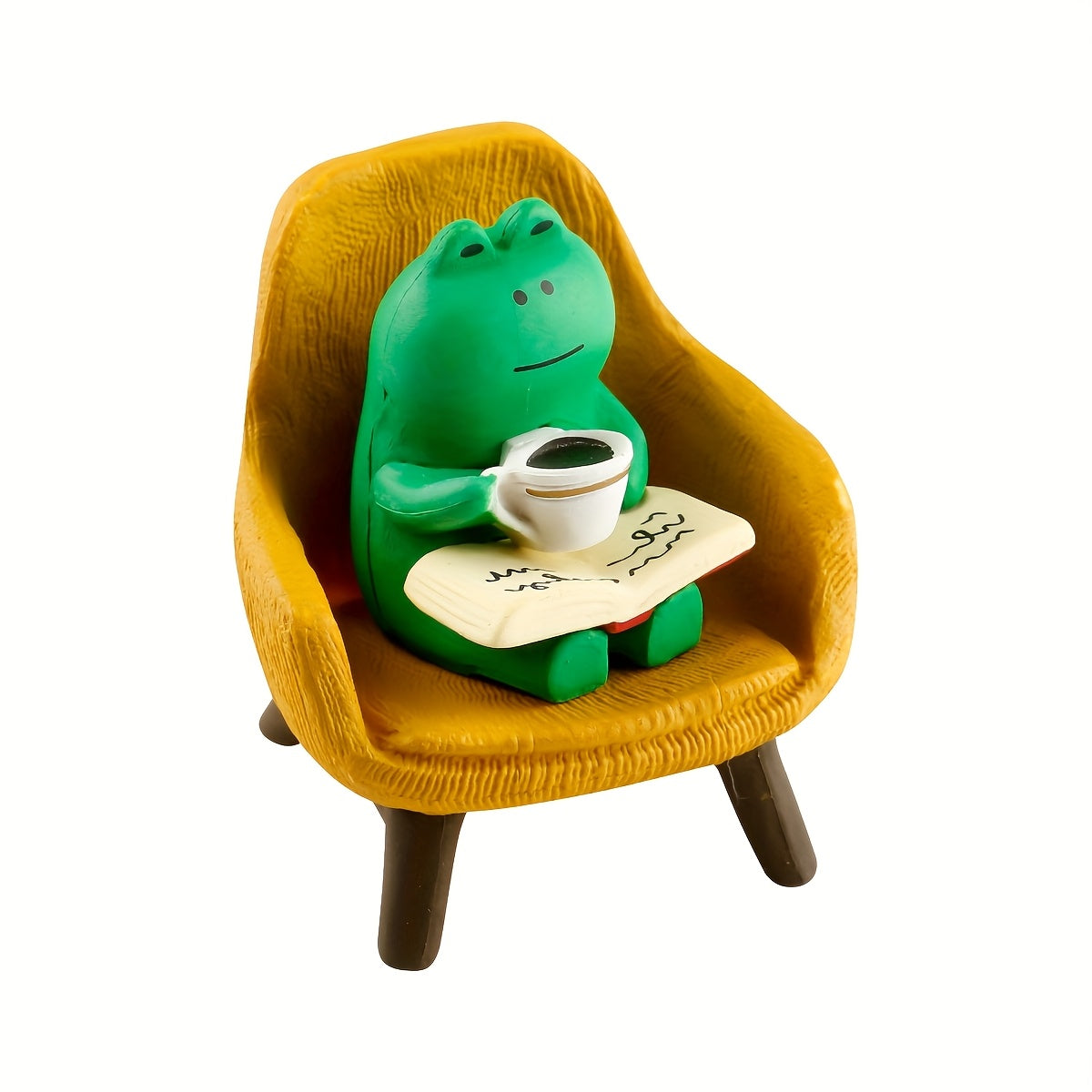 Tnessential Collectible Figurines 2pcs Mini Frog Figurines 3D Decor