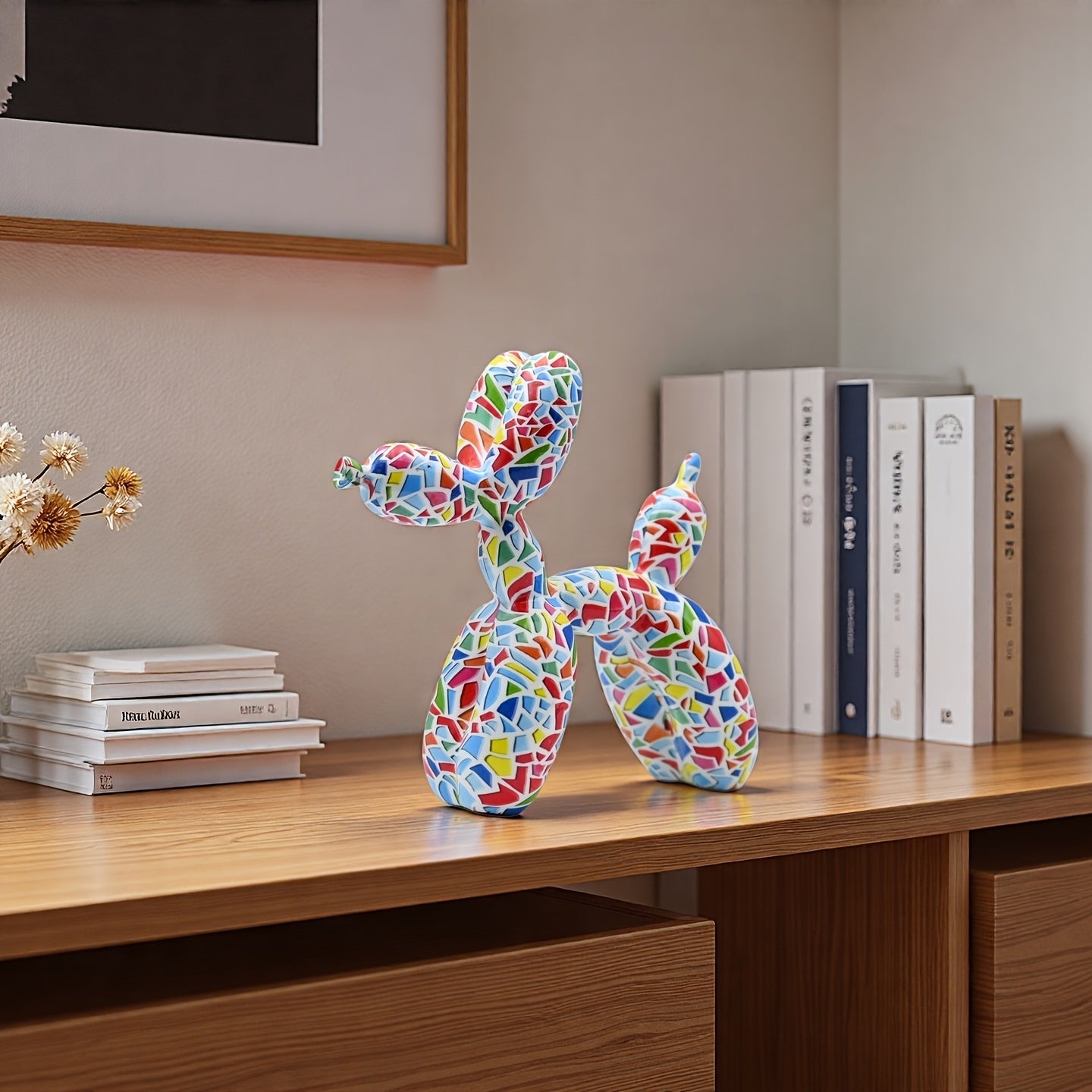 Tnessential Collectible Figurines 15.49cm Medium Colorful Mosaic Resin 3D Decor