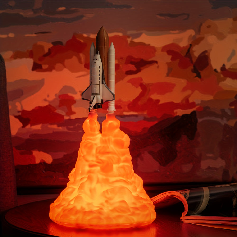 Tnessential Creative Rocket Nightlight 3D Decor