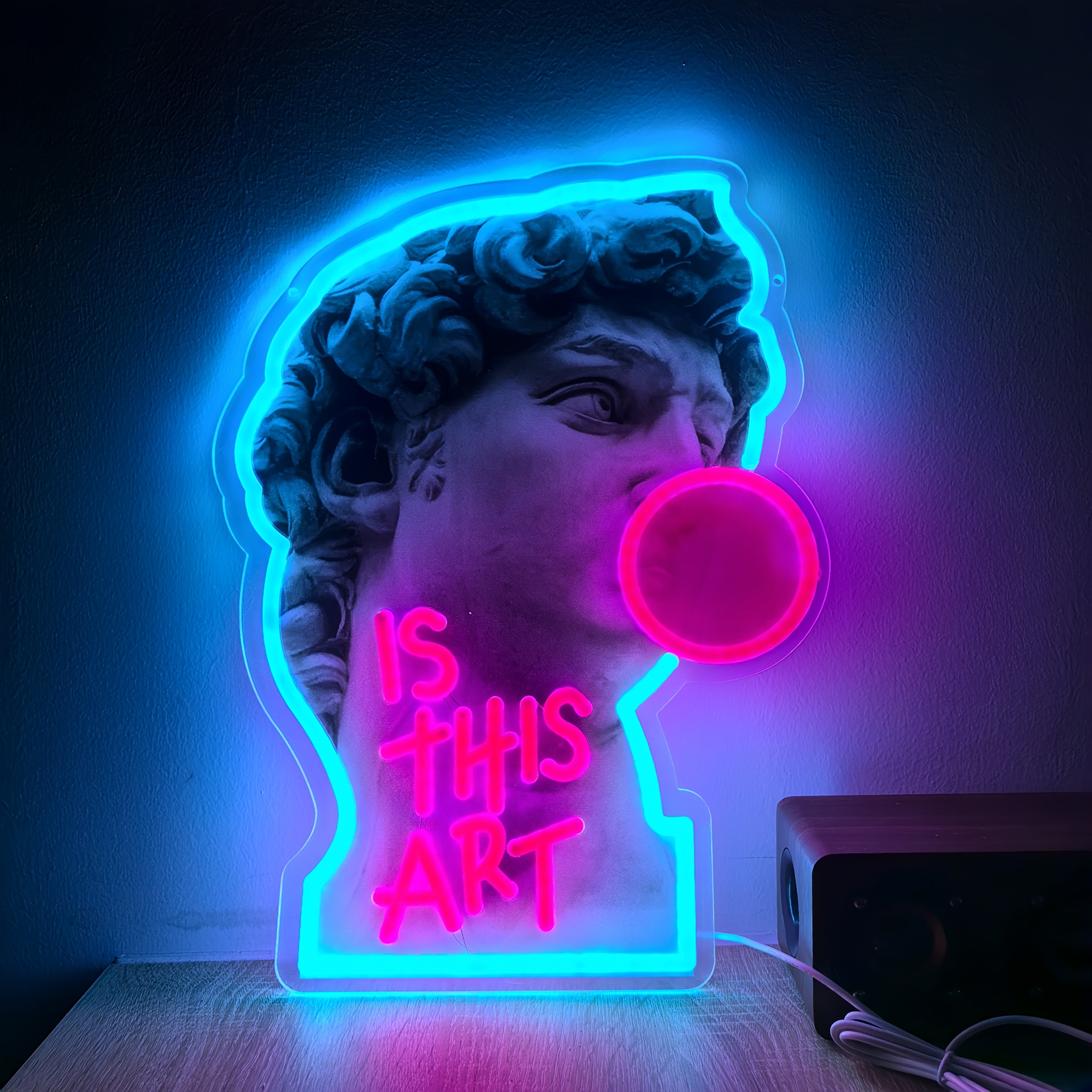 Tnessential Blowing Bubble David 3D Decor