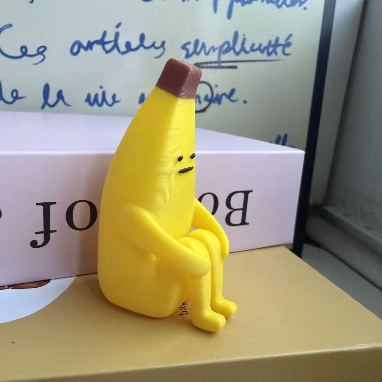 Tnessential Anxiety Banana Ornament 3D Decor