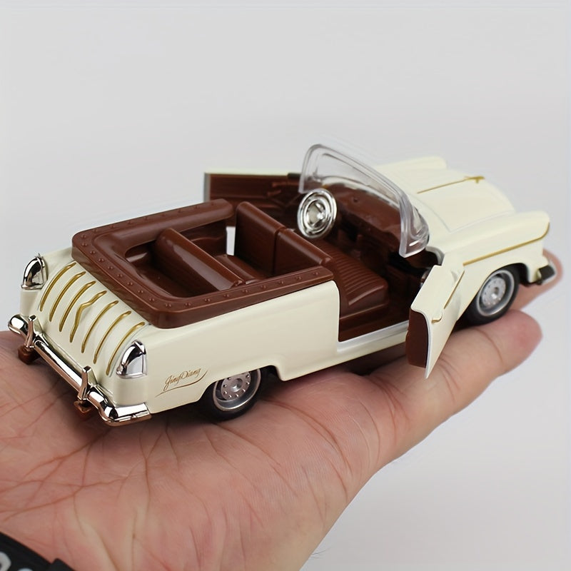 Tnessential Car Dashboard Ornament 1pc Static Vintage Car Alloy Car 3D Decor