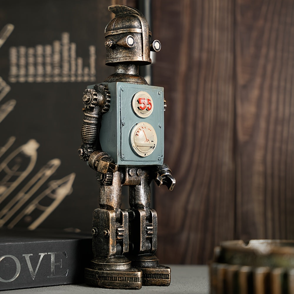 Tnessential American Cross-border Retro Craft Punk Style Robot Creative 3D Decor