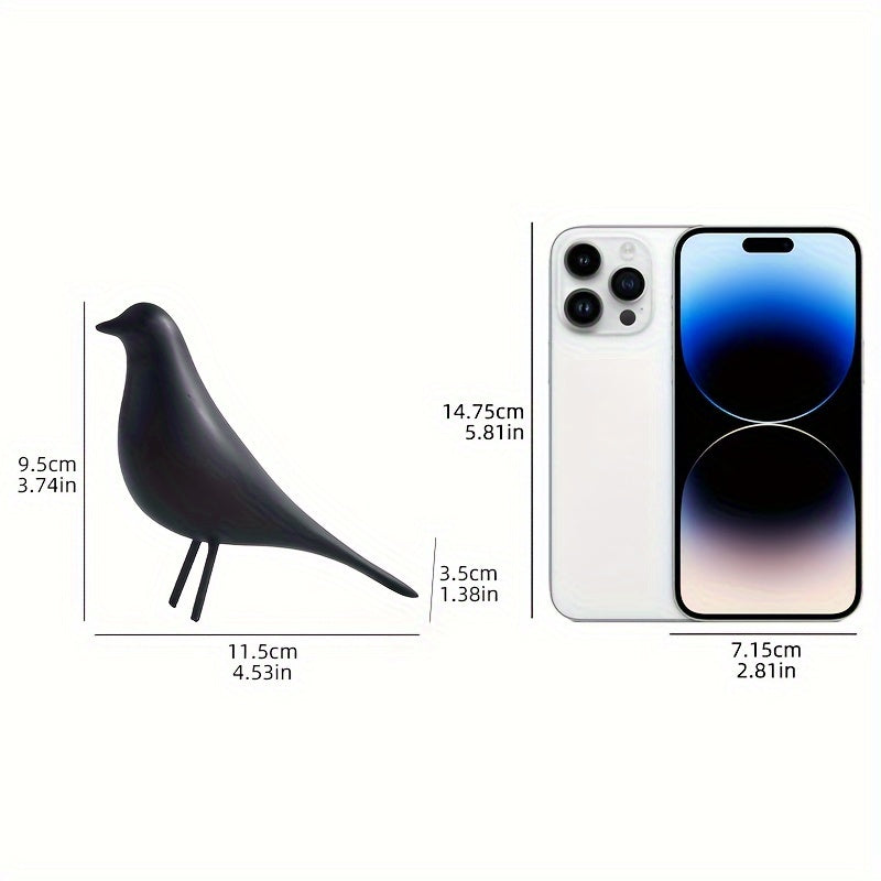 Tnessential Abstract Bird Ornament 3D Decor