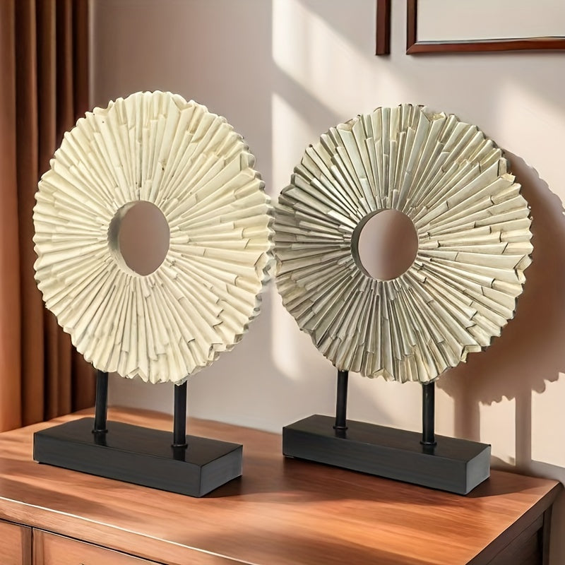 Tnessential Elegant Sunflower Resin Decoration 3D Decor