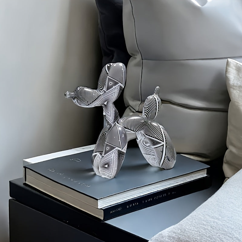 Tnessential Charming Balloon Dog Sculpture 3D Decor