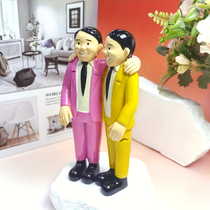 Tnessential Creative Dual Figurine 3D Decor