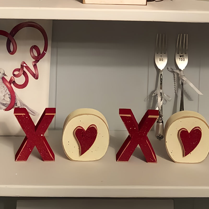 Tnessential XOXO Blocks 3D Decor