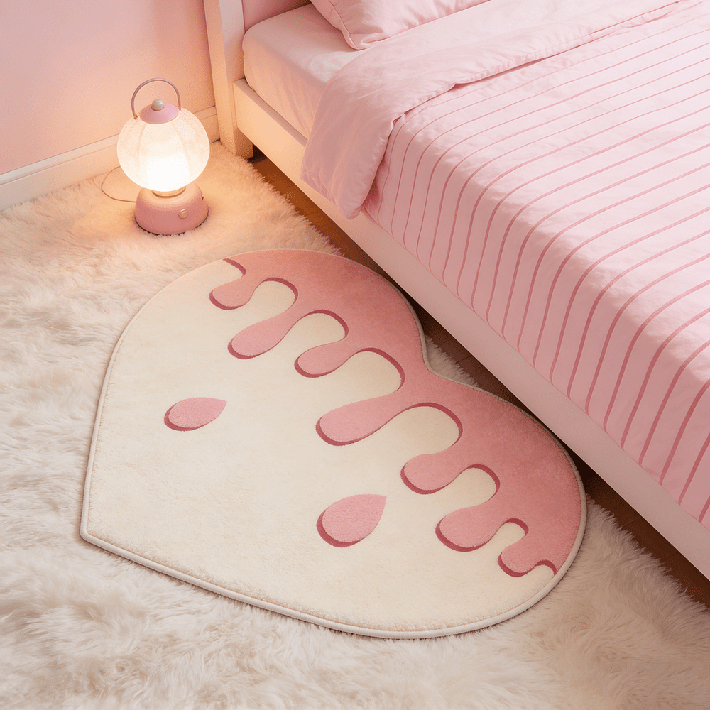 PINK HEART 6 RUG view 6