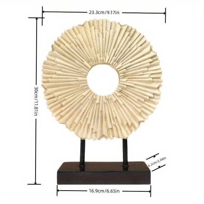 Tnessential Elegant Sunflower Resin Decoration 3D Decor