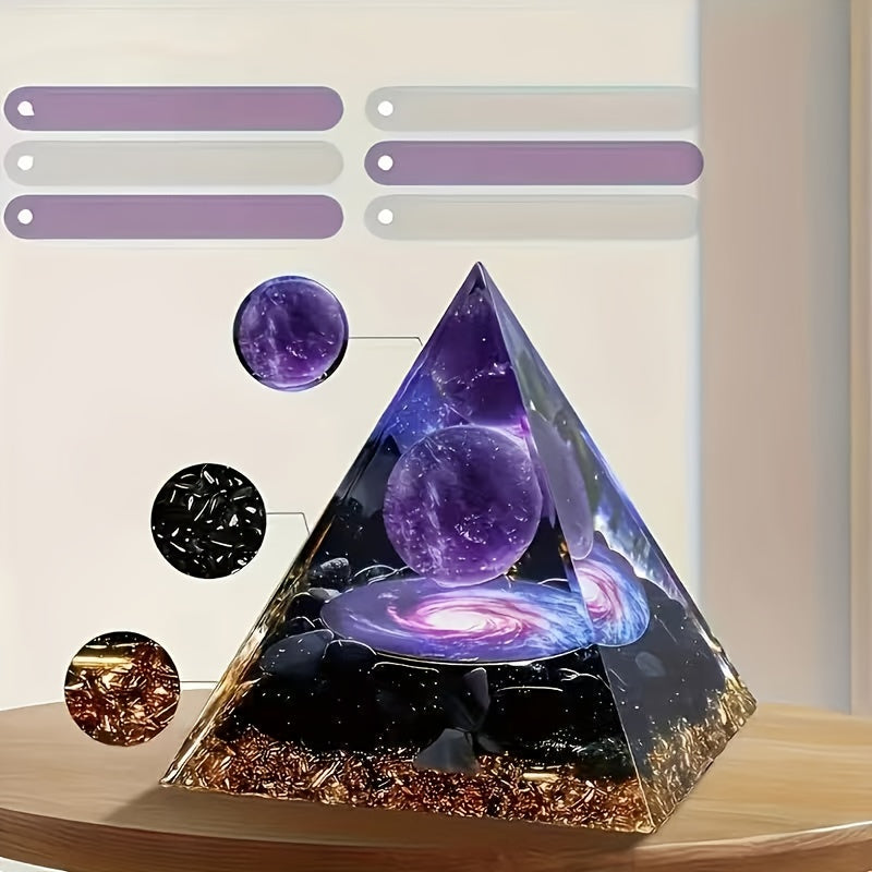 Tnessential Pure Handmade Pyramid Ornament 3D Decor