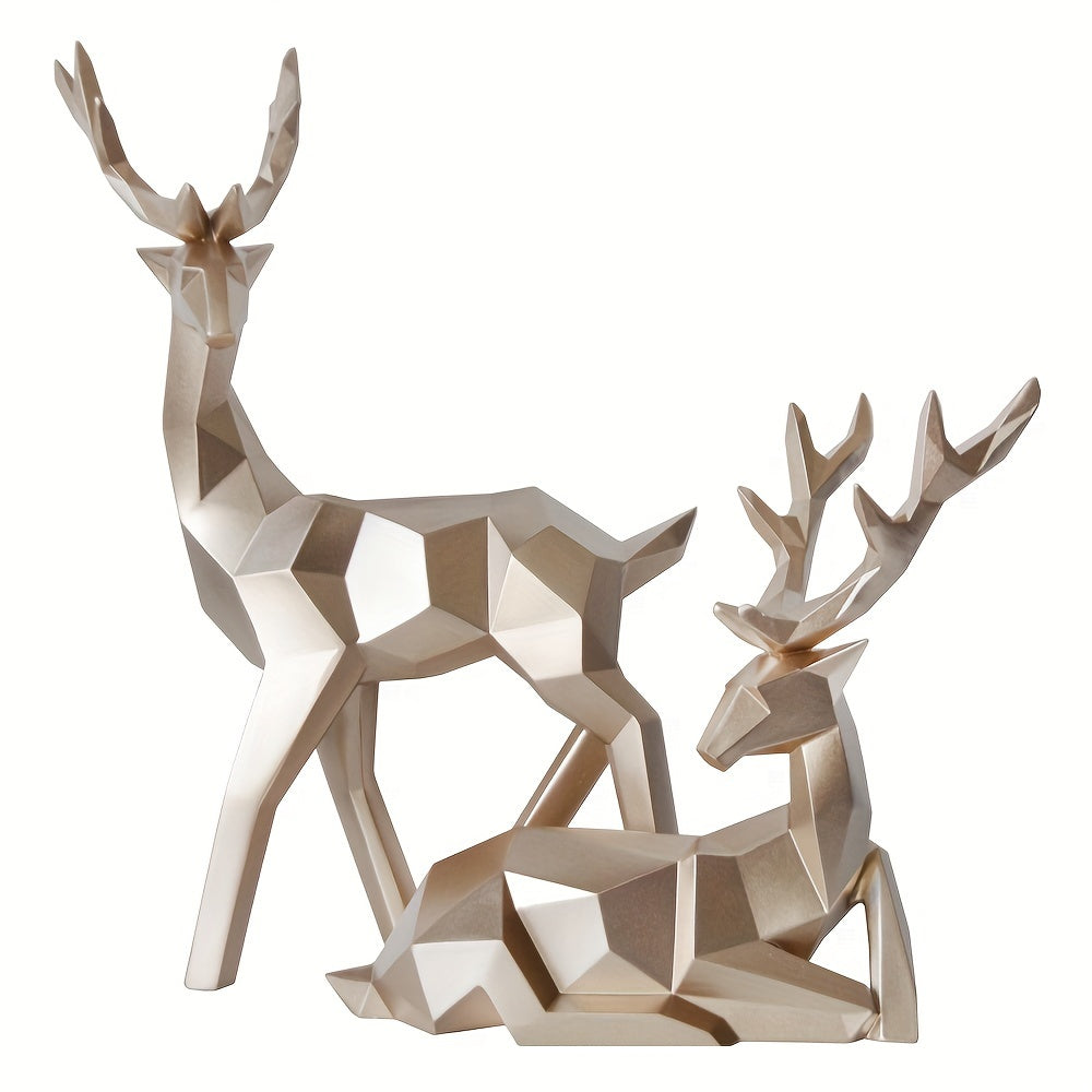 Tnessential Reindeer Statue Ornaments 3D Decor