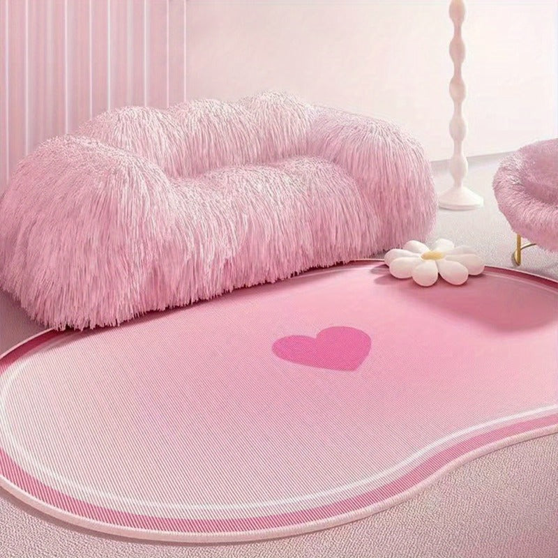 PINK HEART 3 RUG view 5