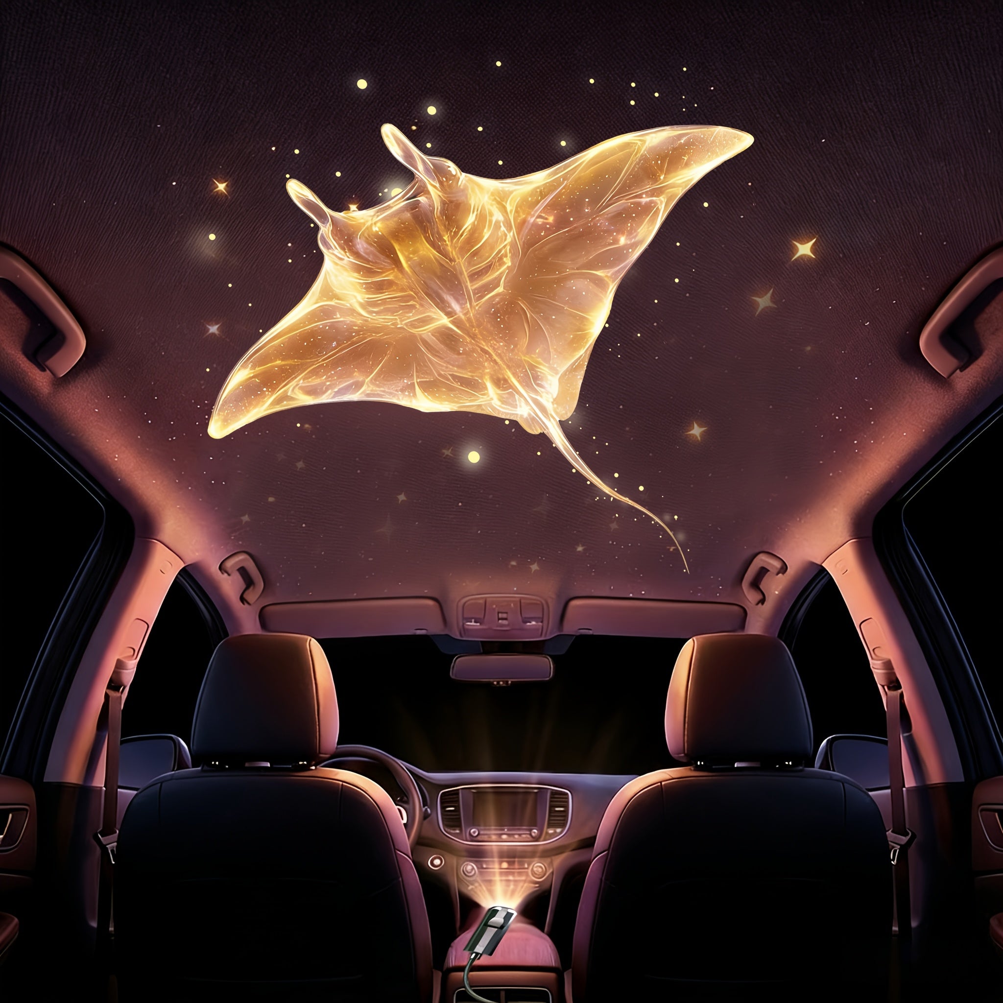 Tnessential Deep-sea Ocean Projection Light 3D Decor