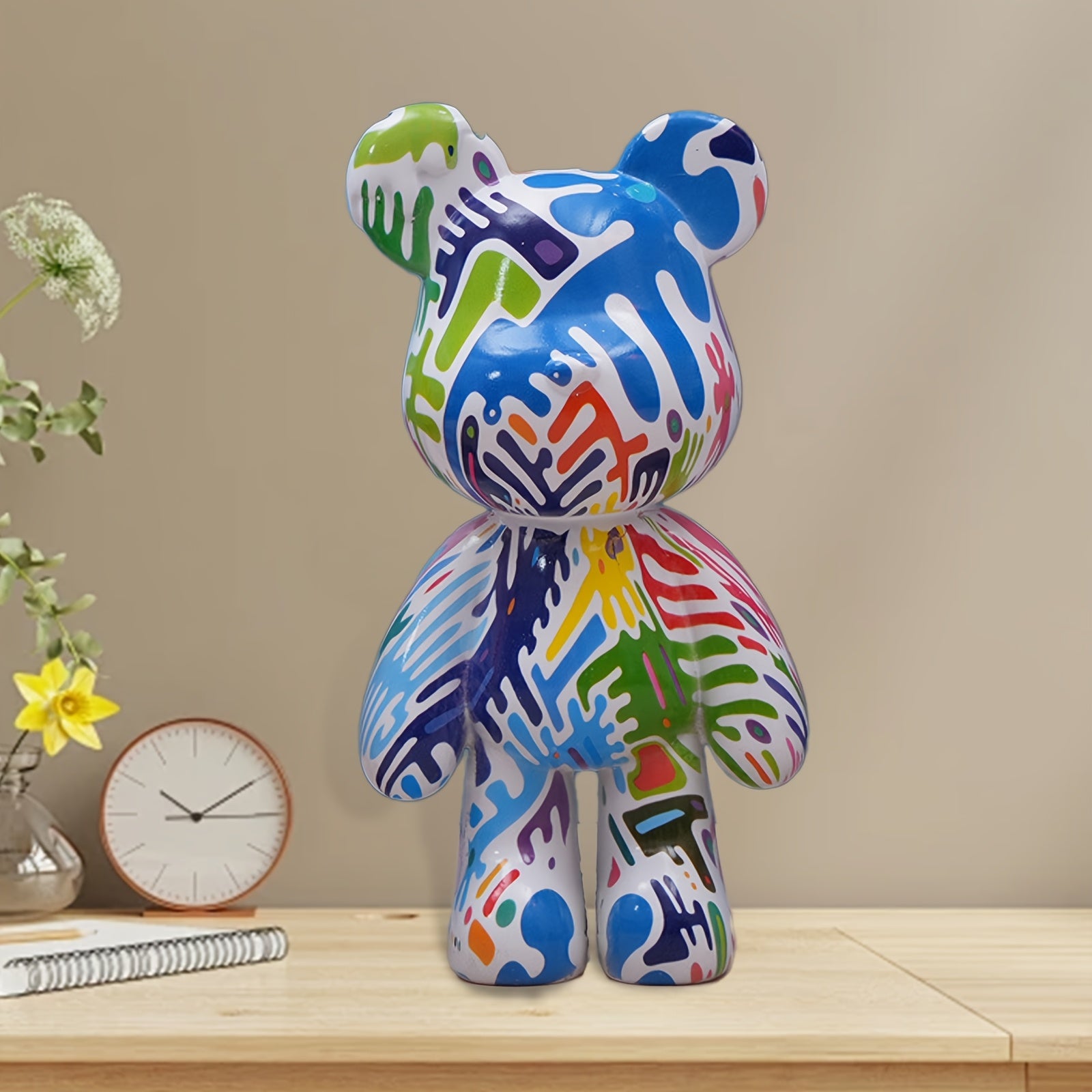 Tnessential Bear Decorative Resin Sculpture Statue 3D Decor