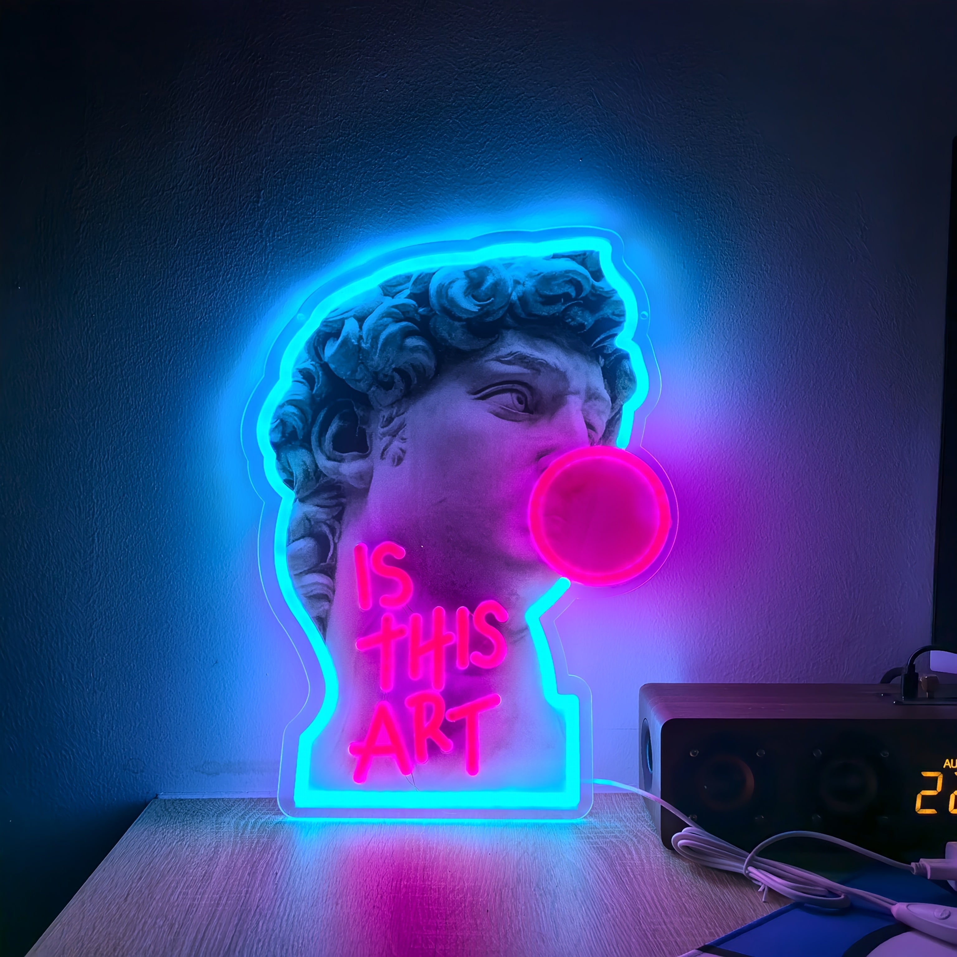 Tnessential Blowing Bubble David 3D Decor