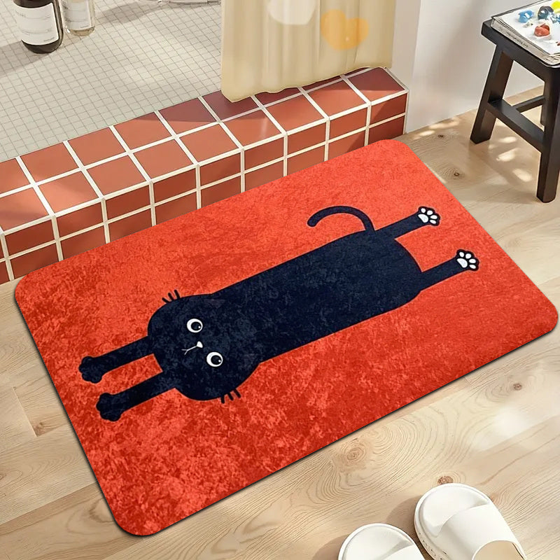 RED ROUND 2 RUG view 5