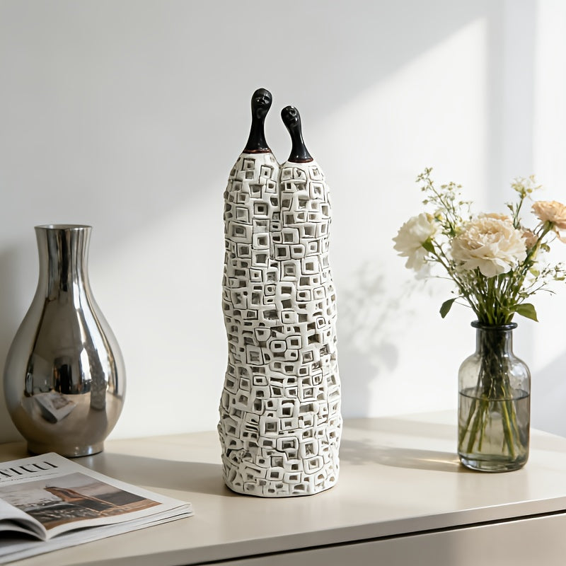 Tnessential Modern Abstract Family Figurine 3D Decor